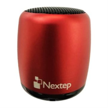 Mini Bocina Nextep Bluetooth Color Rojo